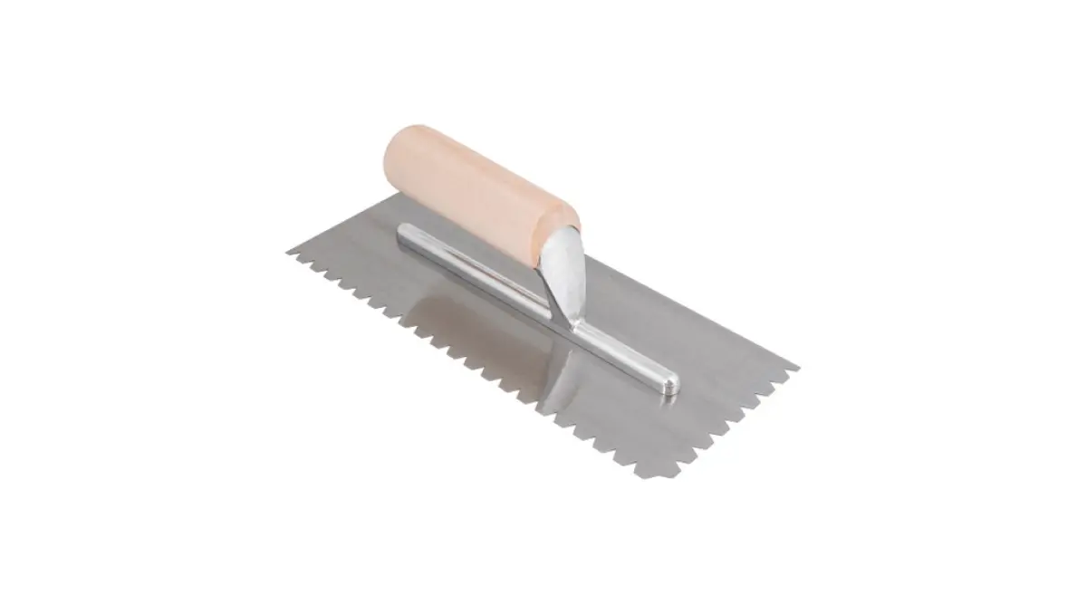 Roberts 6mm Flat top V-notch trowel 