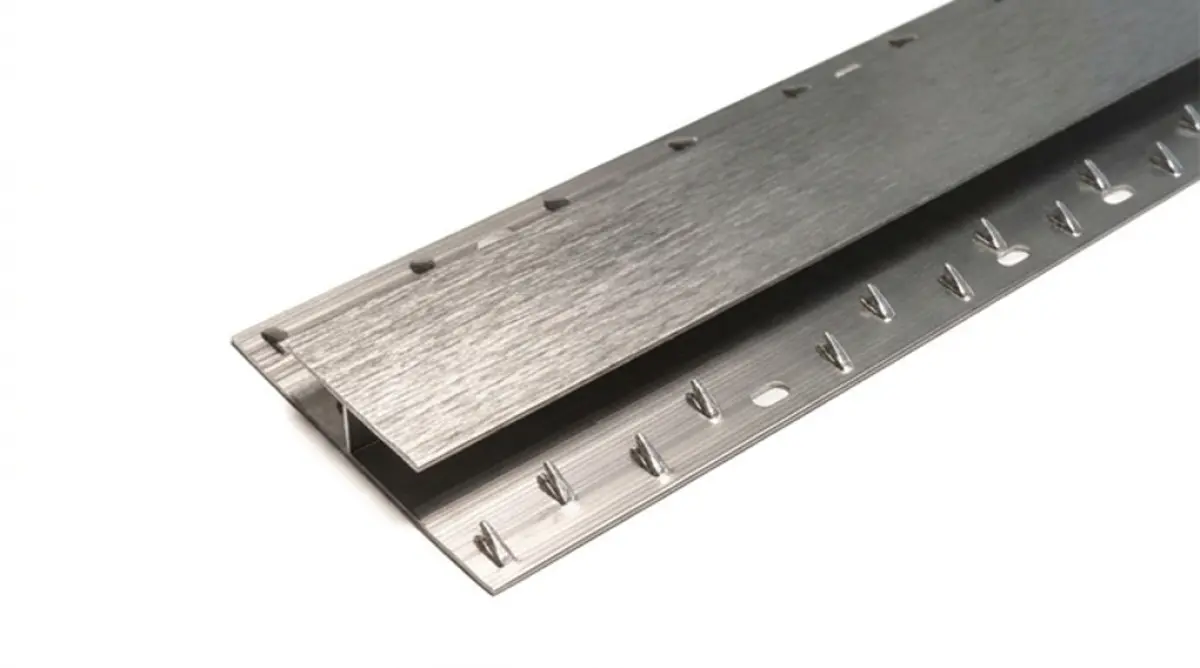 Premier Dual Edge brushed steel nickel 15 x 0,90 m.