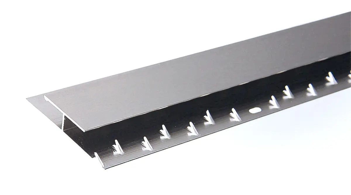 Premier Dual Edge brushed steel nickel 5 x 2,70 m.