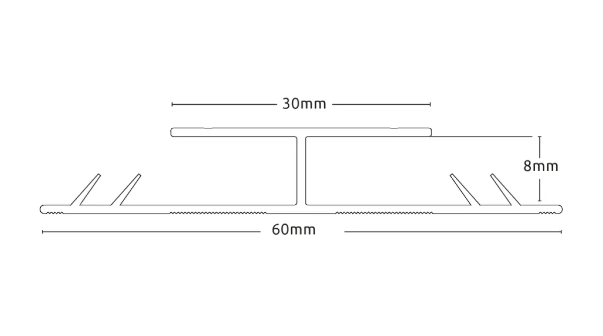 Premier Dual Edge brushed light bronze 5 x 2,70 m.