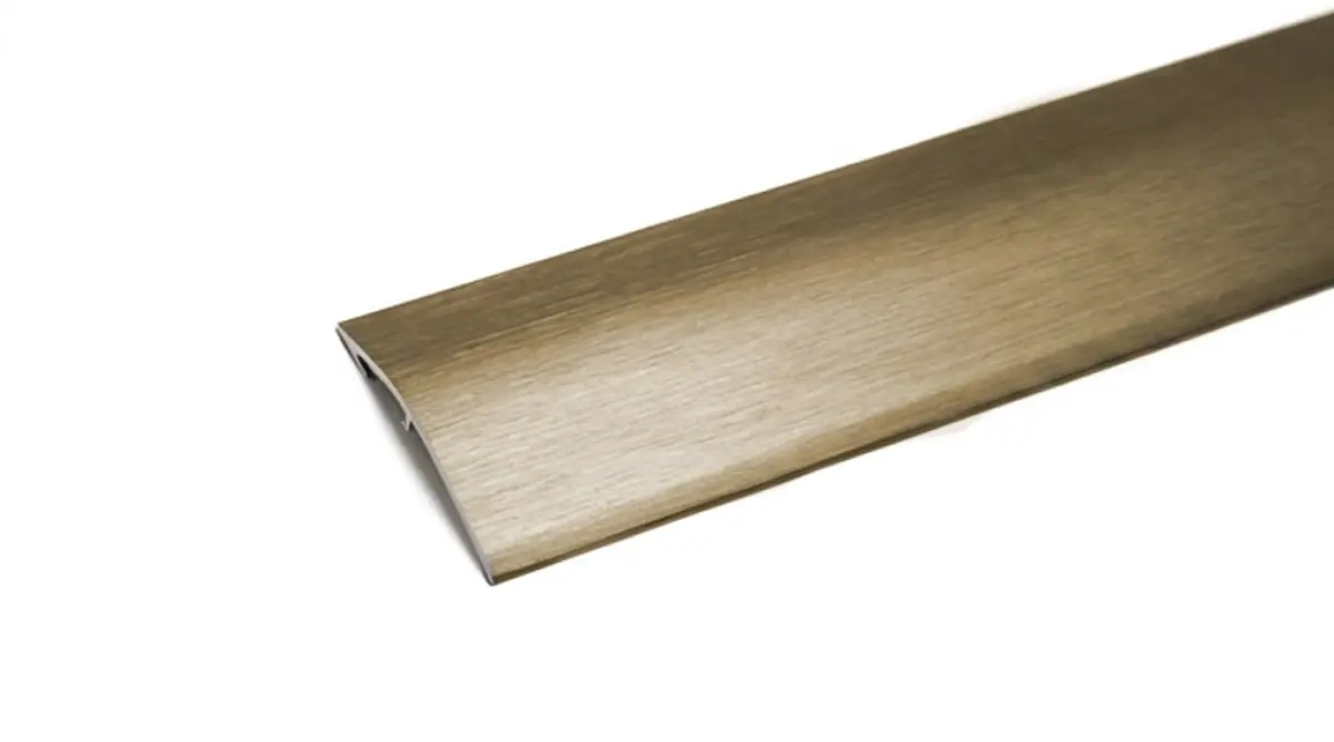 Premier Ramp Edge stick down brushed light bronze (39,4 mm) 5 x 2,70 m.