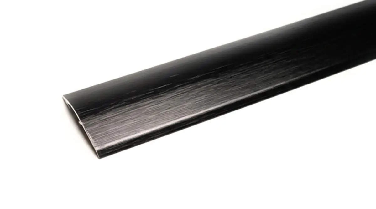 Premier Ramp Edge stick down brushed black metal (32,4 mm) 5 x 2,70 m.