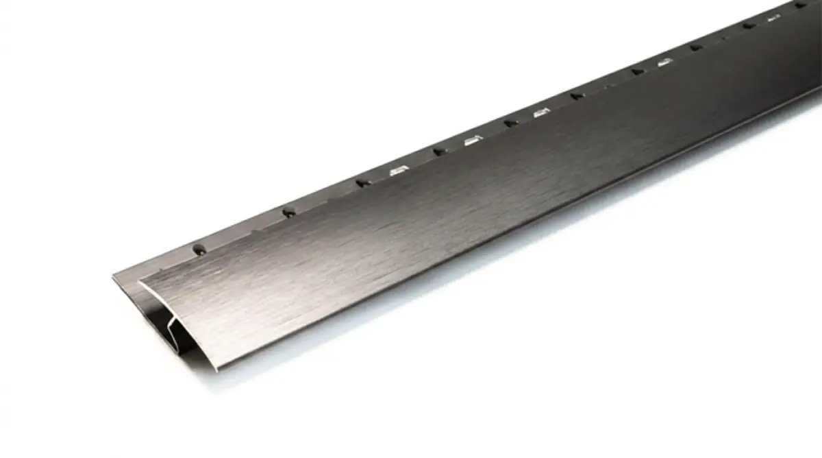 Premier Zig Zag® brushed pewter 15 x 0,90 m.