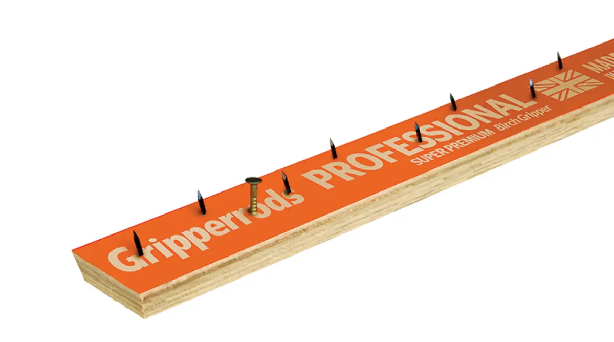 Gripperrods Professional Gripper for concrete floors - pin- 4,8 mm & Masonry nail - 100 x 1,52 m.