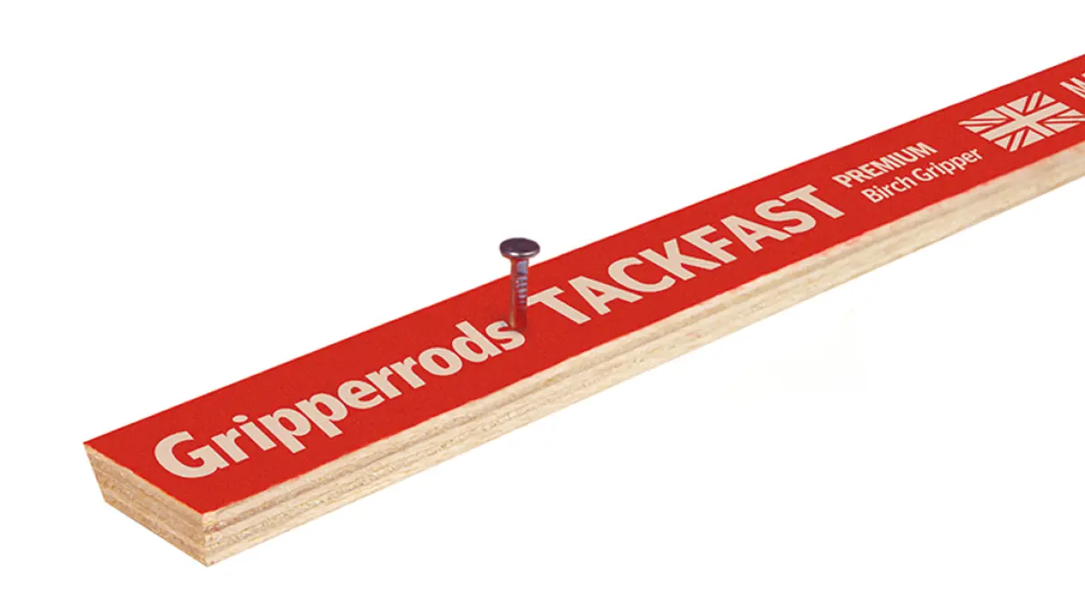 Gripperrods Wood Neat Edge Gripper - no pins & dual purpose nail - 100 x 1,52 m.