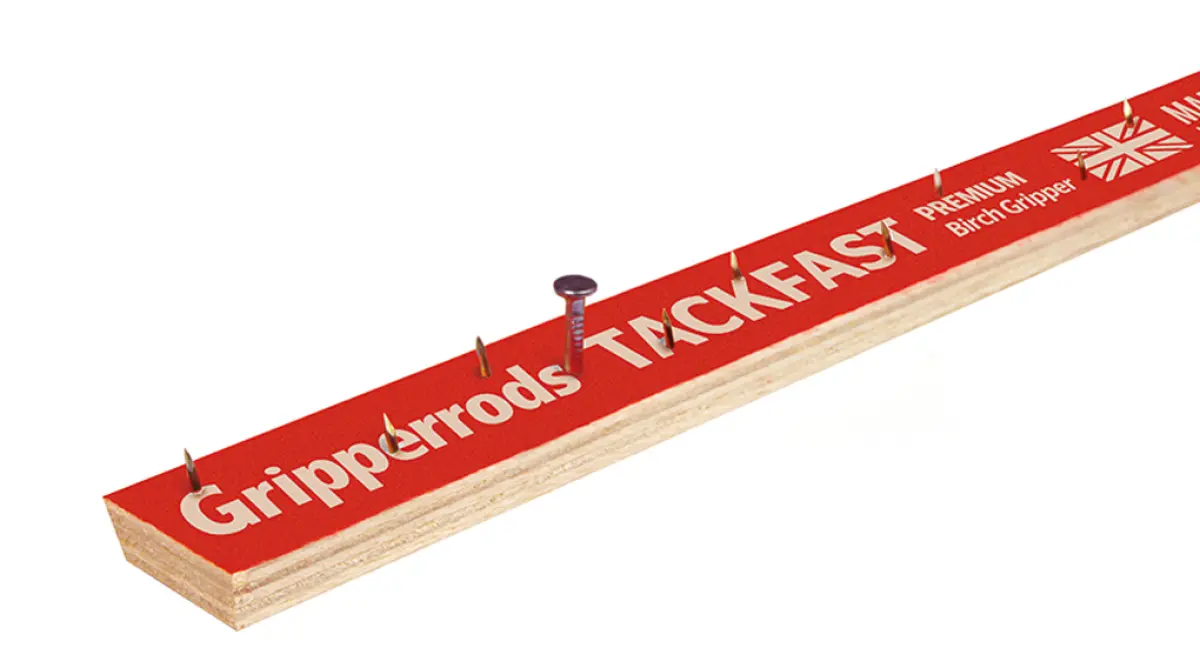 Gripperrods Tackfast Gripper dual purpose - pin 6,4 mm & dual purpose nail - 100 x 1,52 m.