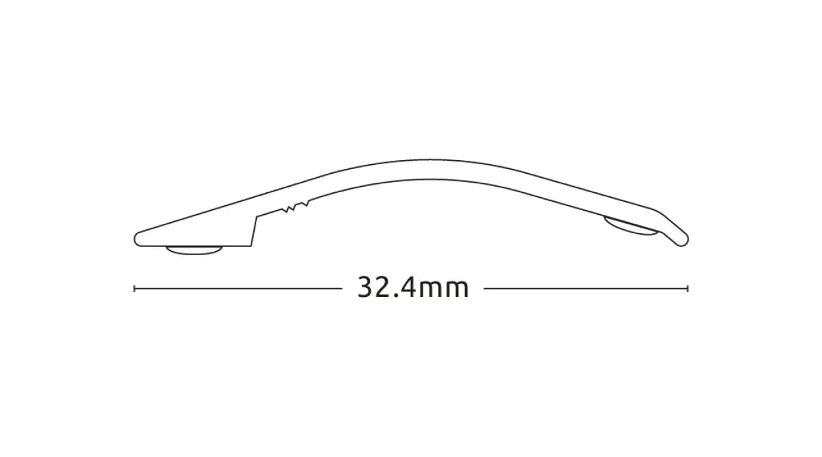 Premier Ramp Edge stick down brushed light bronze (32,4 mm) 5 x 2,70 m