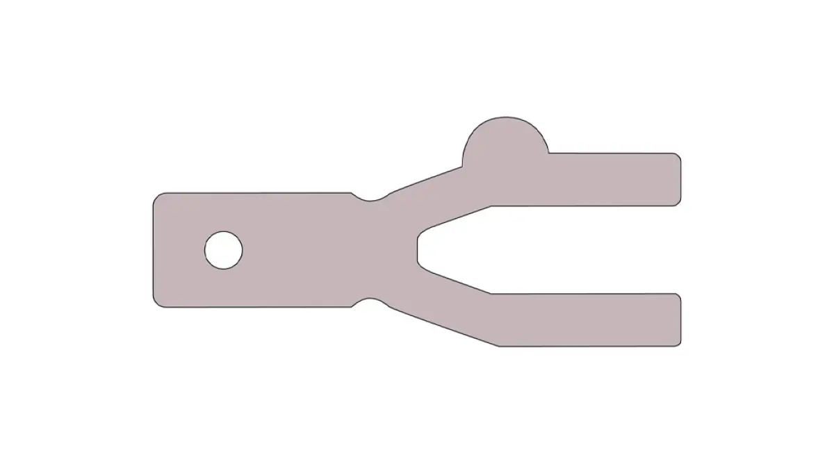 0,5 mm Klingenführung für R10165