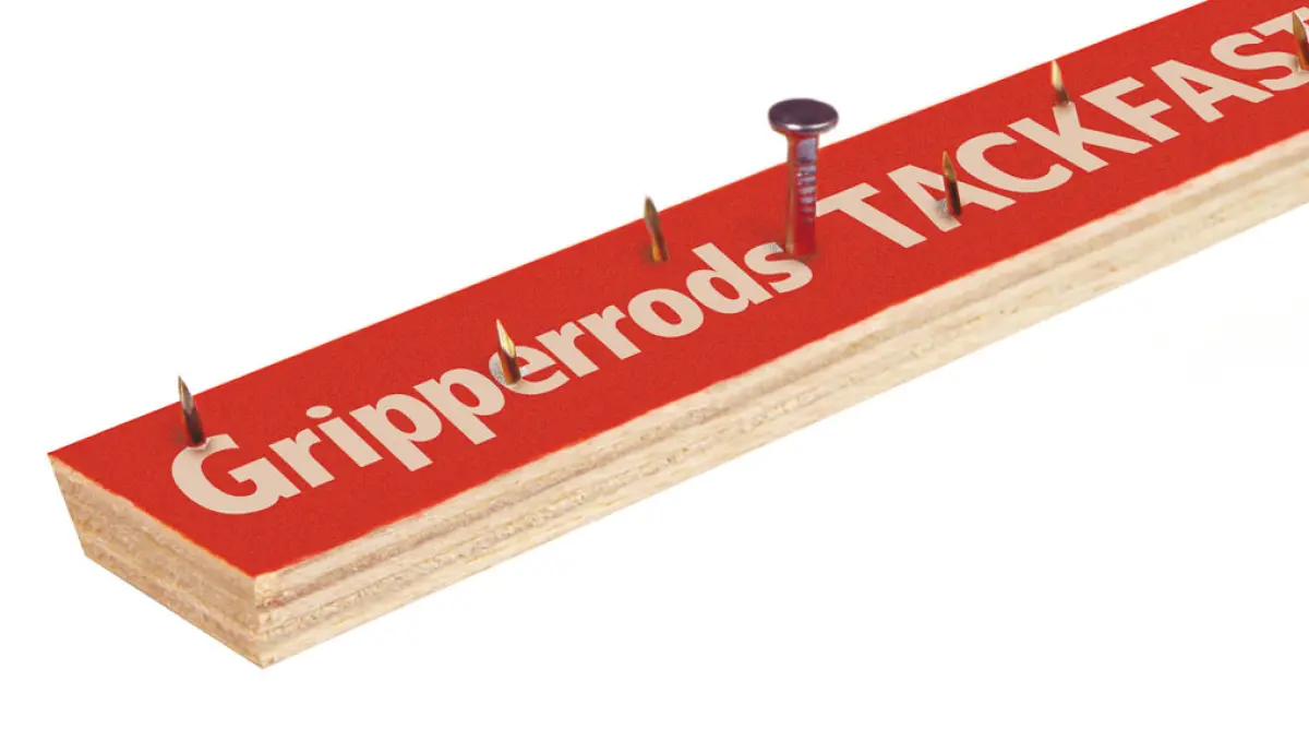 Gripperrods Vertragshalter, langer Stift & keine Nägel