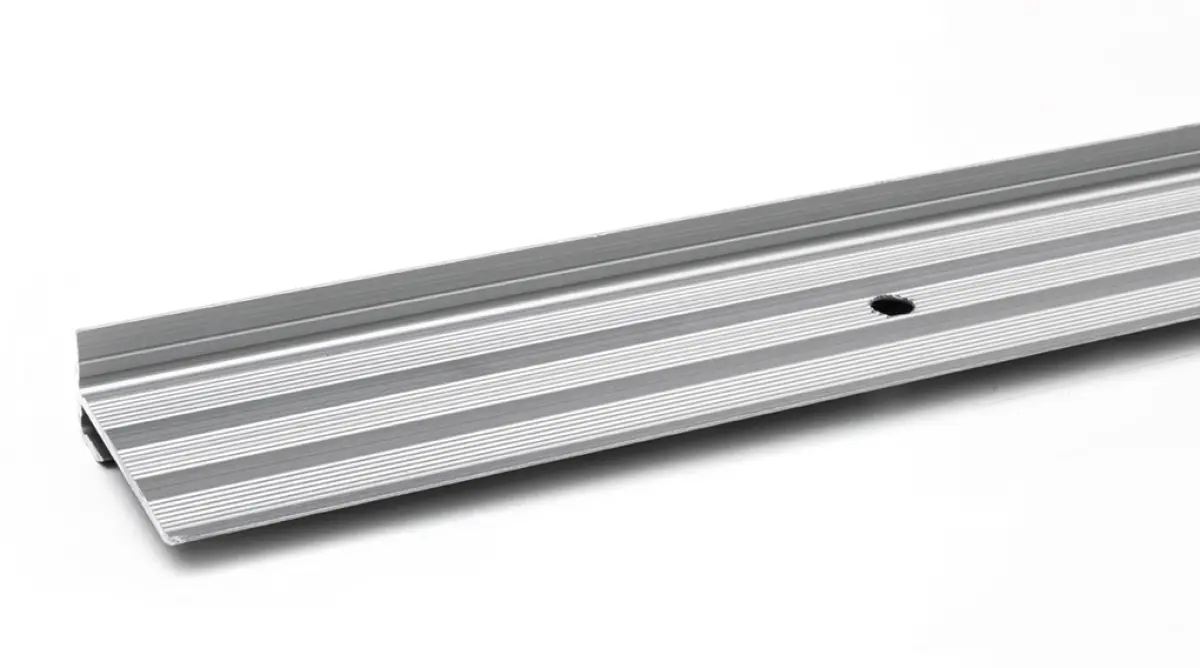 Aluminum Nose Profile 28 x 12 mm Brushed Nickel