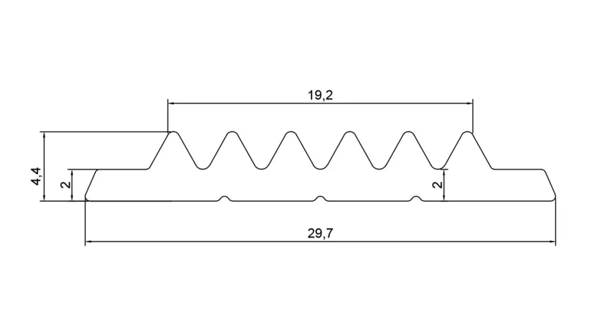 PVC Insert for Stair Nosing R6207/R6215-R6607/R6615