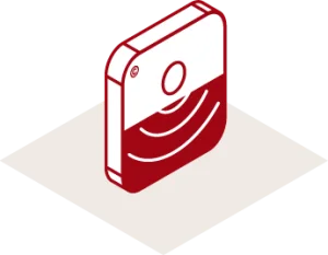 Icoon wat aanduidt dat Estillon ondervloeren bijdragen aan geluidisolatie